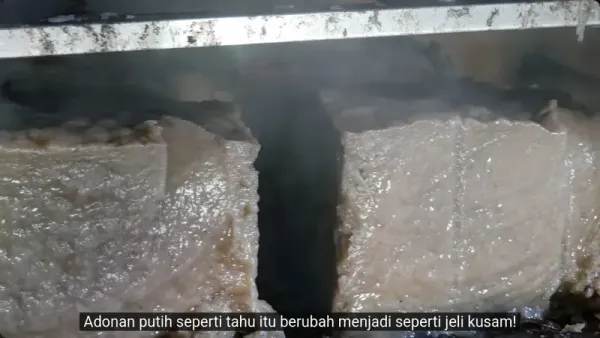 Proses pembuatan mie lethek di Bantul, Yogyakarta, sukses bikin orang Jepang tidak bisa berkata-kata.