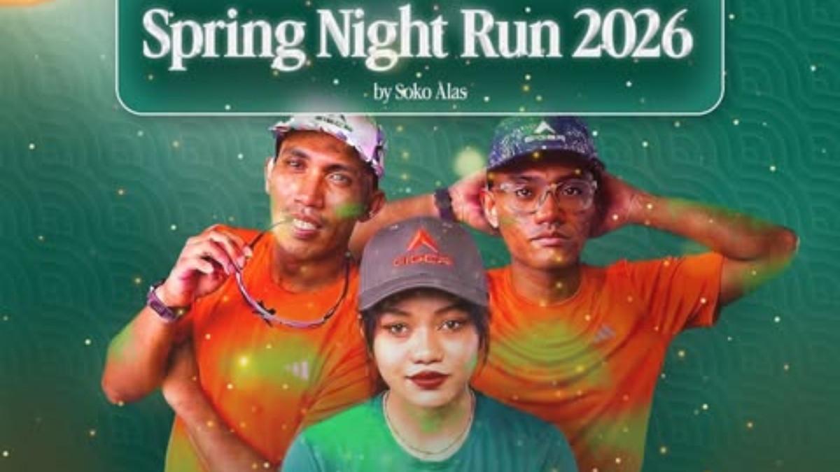 AGENDA KLATEN - Flyer Spring Night Run by Soko Alas Klaten.