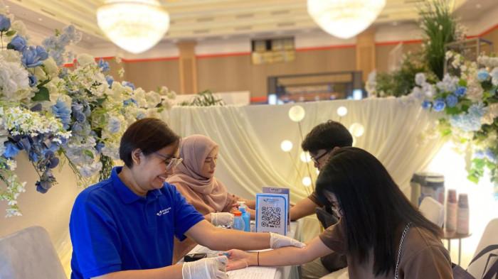 MAYAPADA HOSPITAL - Booth Mayapada Hospital Bandung dalam acara Superstar Wedding Expo 2026 di Sudirman Grand Ballroom dengan membuka booth layanan kesehatan pranikah selama dua hari, Sabtu-Minggu (27-28/6/2026).