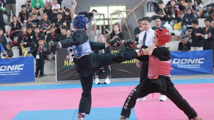 Pertandingan Lion Heart Series I Hapkido Championship 2026 di GOR Dispora Minahasa Utara, Airmadidi, Kabupaten Minahasa Utara, Minggu (28/6/2026).
