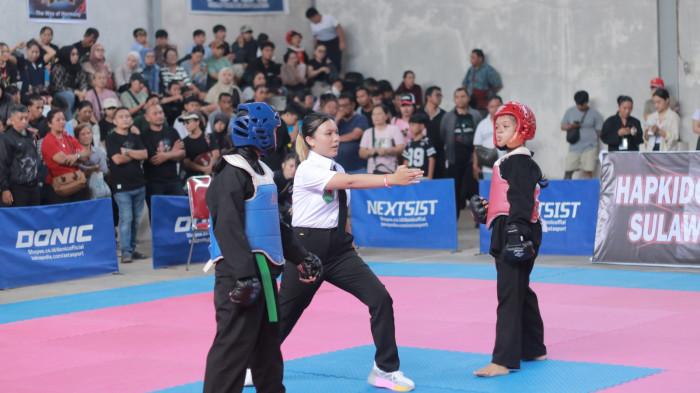 Pertandingan Lion Heart Series I Hapkido Championship 2026 di GOR Dispora Minahasa Utara, Airmadidi, Kabupaten Minahasa Utara, Minggu (28/6/2026).