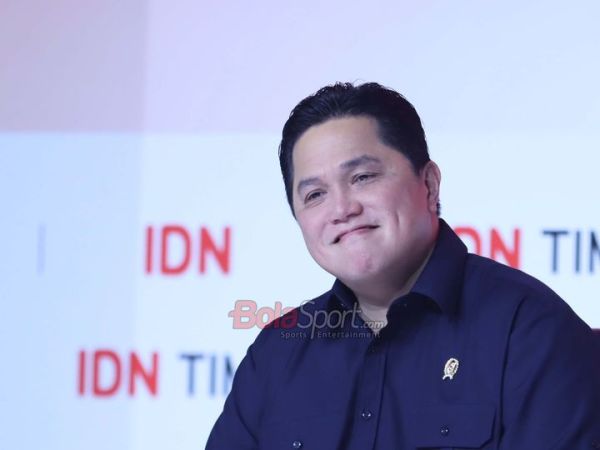 Ketua Umum PSSI, Erick Thohir, saat hadir dalam sesi Indonesia Summit di Kawasan Jakarta, Rabu (17/6/2026).