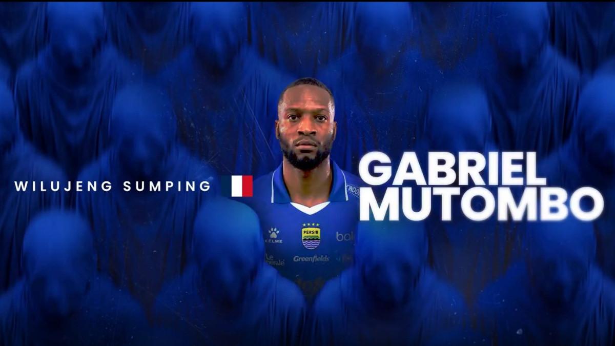 PEMAIN ANYAR - Potret Gabriel Mutombo saat diperkenalkan Persib Bandung, Senin (29/6/2026).