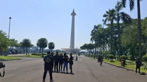 Kawan wisata Monas, Jakarta Pusat, Kamis (28/5/2026).