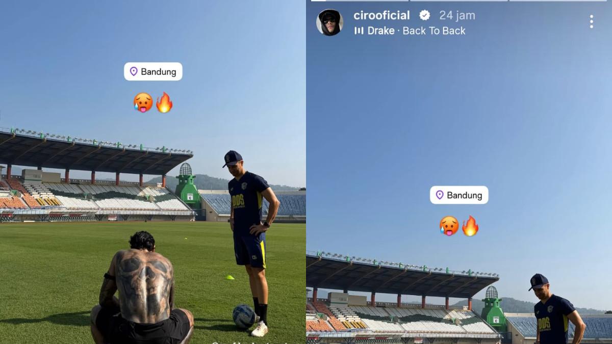 KODE - Potret kode Ciro Alves kembali ke Persib Bandung musim depan.