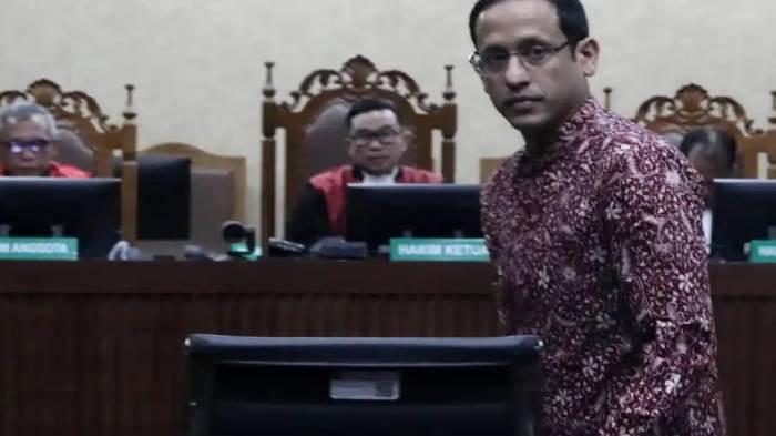 DISITA - Terdakwa kasus dugaan korupsi pengadaan Chromebook dalam program digitalisasi pendidikan di Kemendikbudristek Nadiem Makarim menjalani sidang tuntutan di Pengadilan Tipikor, Jakarta Rabu (13/5/2026). Hartanya kini terancam disita jika tak membayar Rp 5,6 triliun.