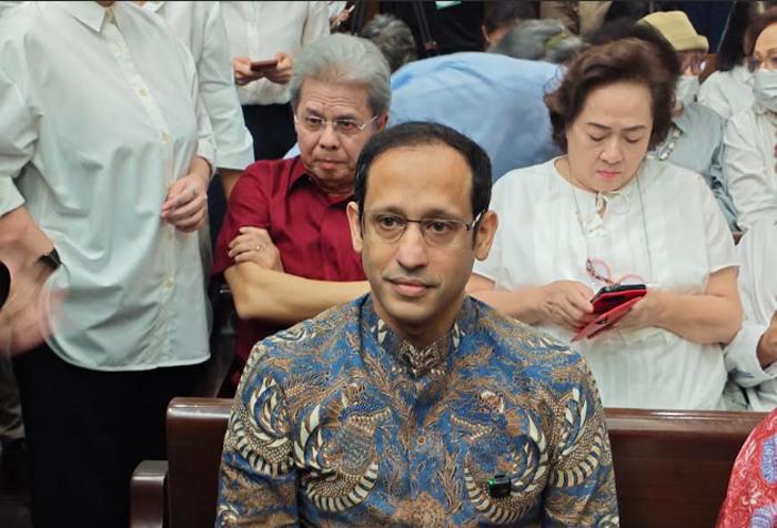 SIDANG VONIS NADIEM - Sidang putusan perkara dugaan korupsi pengadaan laptop Chromebook dan Chrome Device Management terdakwa eks Mendikbudristek Nadiem Makarim di Pengadilan Tindak Pidana Korupsi Jakarta Pusat, Selasa (30/6/2026). Ketua Majelis Hakim Purwanto S Abdullah membebaskan terdakwa eks Mendikbudristek Nadiem Makarim dalam dakwaan primer penuntut umum pada perkara dugaan korupsi pengadaan laptop Chromebook dan Chrome Device Management.