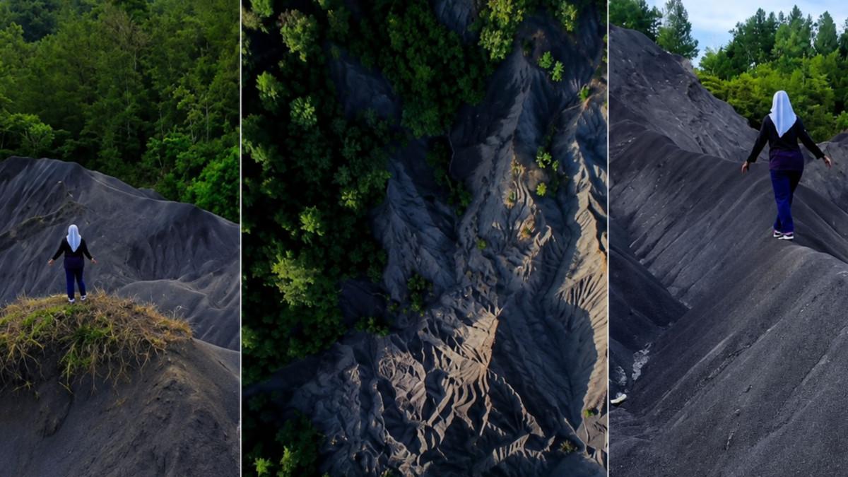 GUMUK PASIR SUMALU - liburan sekolah ke Toraja makin seru di Gumuk Pasir Sumalu. nikmati hamparan pasir bak gurun, berburu foto estetik, dan suasana yang unik.