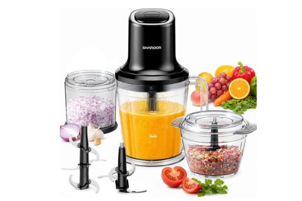 SHARDOR 3-in-1 Small Food Processor/Blender Credit: Amazon