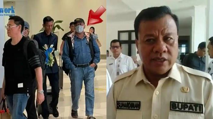 OTT KPK - Bupati Kuantan Singingi (Kuansing) Suhardiman Amby masih menjadi buruan KPK usai operasi tangkap tangan (OTT) yang digelar di Kuansing. Bersama Sekda Zulkarnaen, ia diduga terkait kasus dugaan jual beli jabatan di lingkungan Pemkab Kuansing. Suhardiman Amby terlihat berada di Bandara Internasional Soekarno-Hatta, Tangerang, Selasa (30/6/2026) malam.