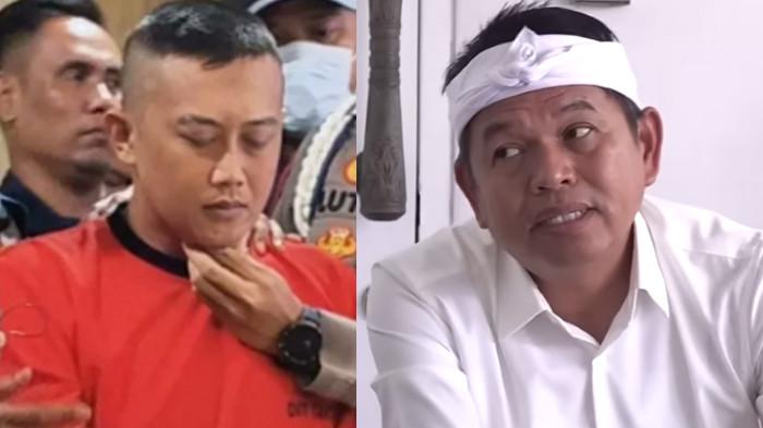 TAUFIK HIDAYAT DITANGKAP - Taufik Hidayat (KIRI). Dedi Mulyadi (KANAN). Reaksi Satpam Gedung Pakuan Saat Bertemu Taufik Hidayat