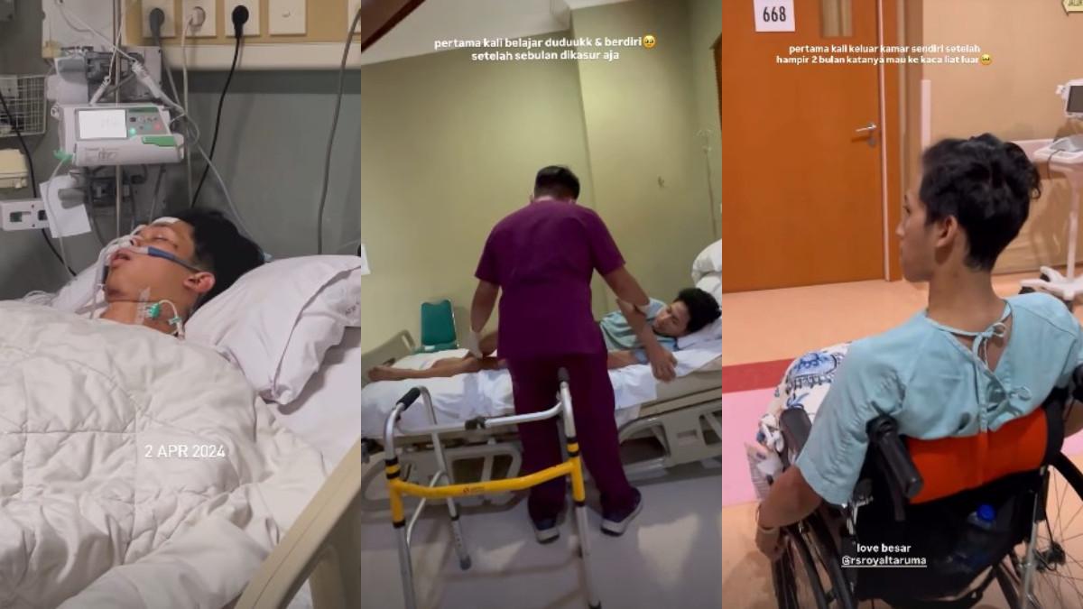 Keisya Levronka sempat membgaikan kondisi pilu adiknya setelah mengalami kecelakaan nahas, jatuh dari lantai 6 kampus Universitas Tarumanegara.
