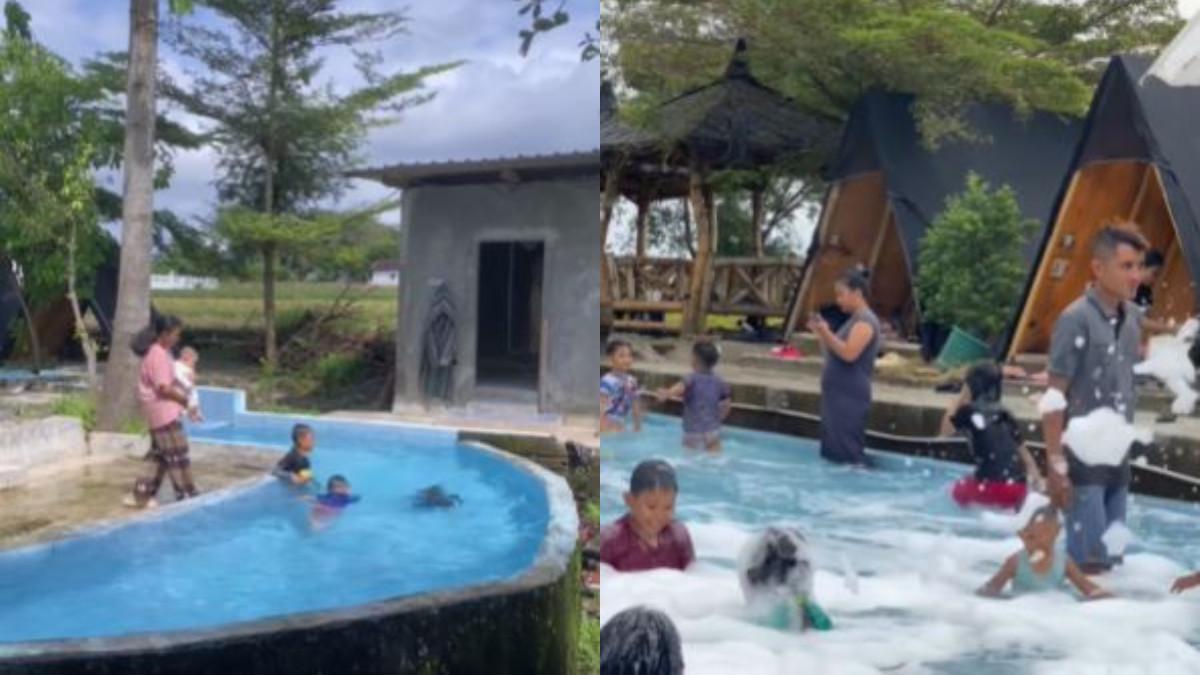 WISATA KLATEN - Pesona wisata air murah meriah Ciblon Ndeso Klaten.