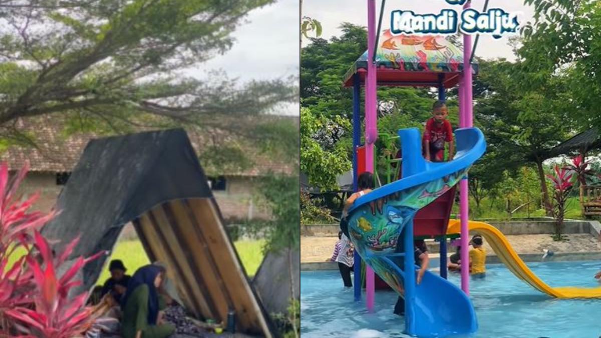 WISATA KLATEN - Pesona wisata air murah meriah Ciblon Ndeso Klaten.