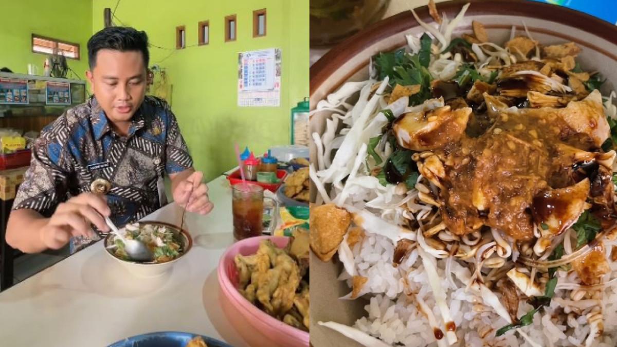 Bupati Hamenang cicipi Soto Garing Lumintu. Lokasinya ada di Kecamatan Trucuk, Kabupaten Klaten.