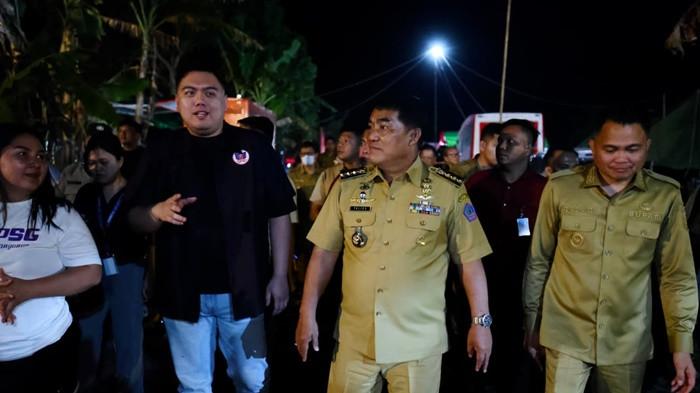 Gubernur Sulawesi Utara saat berkunjung ke lokasi PKPG GMIM 2026 dzg