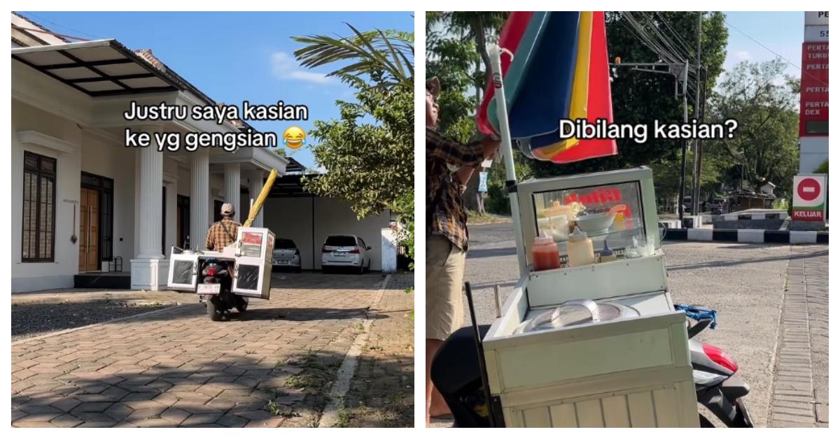 BERITA VIRAL - Tangkap layar akun Instagram @danil.a.a pada Rabu (1/7/2026), memperlihatkan seorang pria jualan cilok di Bondowoso, Jatim. Danil tetap jualan cilok meski memiliki rumah megah, videonya viral dilihat lebih dari 25 juta kali hingga Rabu (1/7/2026).