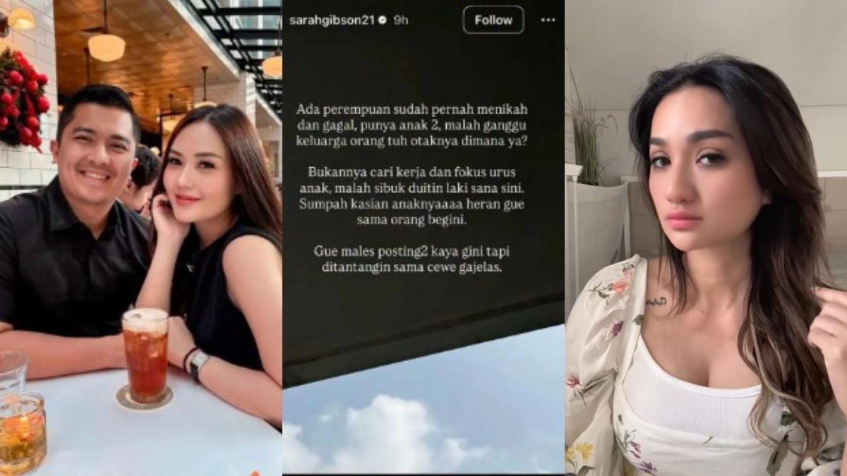 Sarah Gibson kode suami selingkuh, namaTengku Dewi Putri ikut terseret.