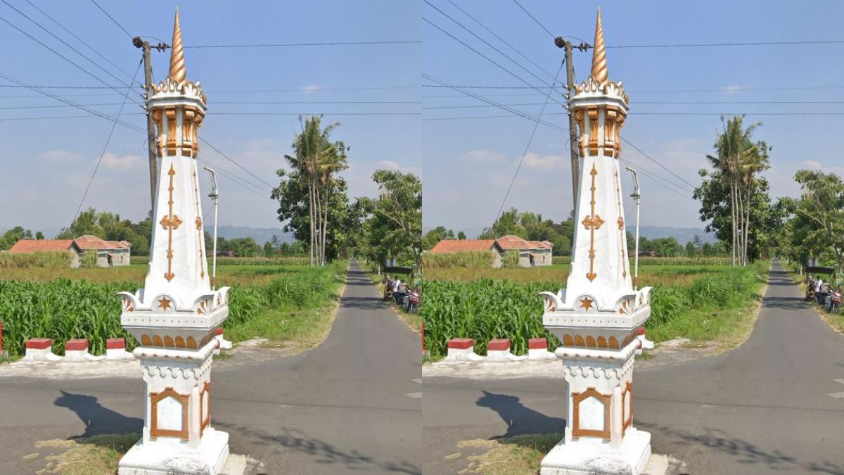 WISATA KLATEN - Keunikan Tugu Dompyong di Klaten yang mirip Tugu Jogja.
