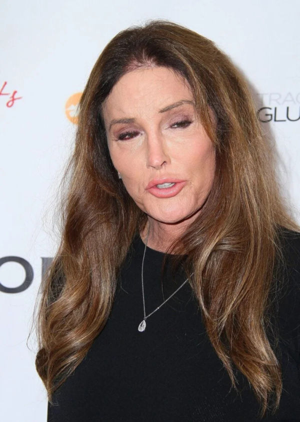 Caitlyn Jenner posing on the red carpet.