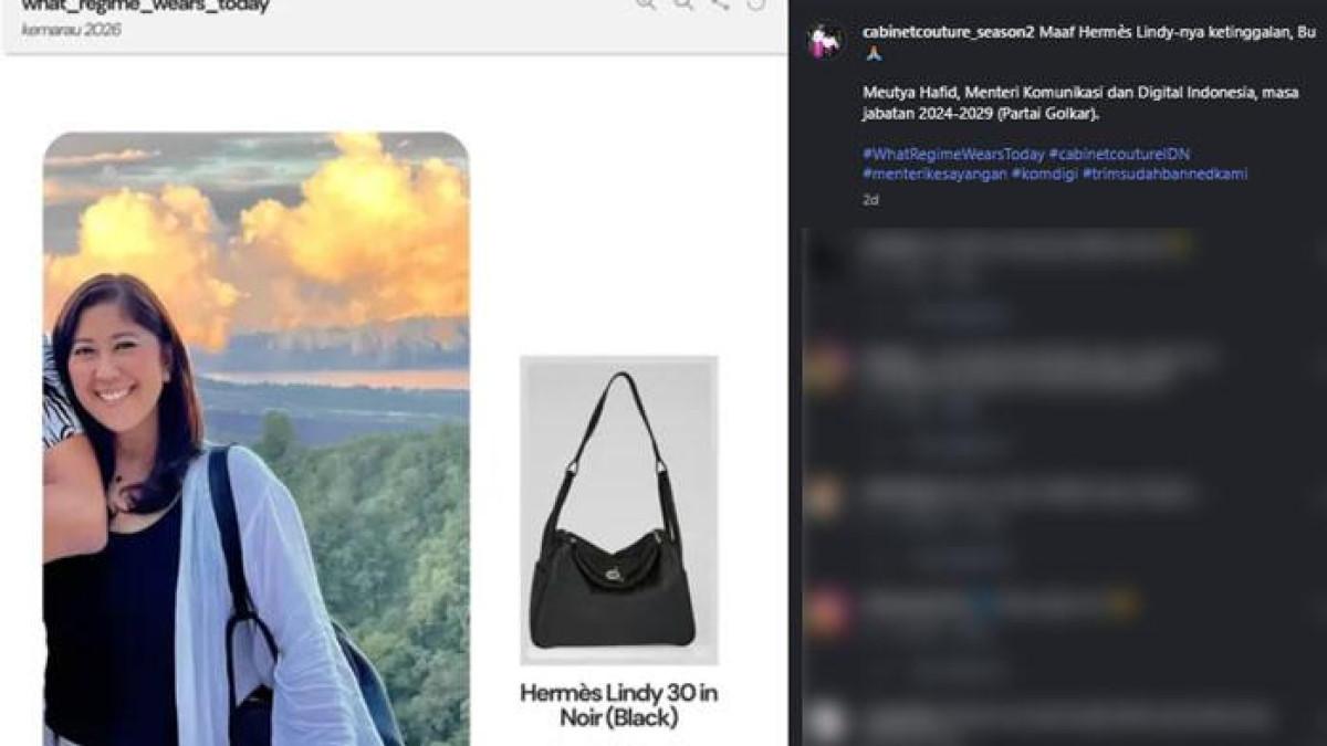 Akun Instagram Cabinet Couture tengah jadi sorotan lantaran diblokir Komdigi. Akun tersebut viral karena sering spill pejabat yang hidup mewah. Kini buat akun baru dan spill barang Menteri Komdigi Meutya Hafid