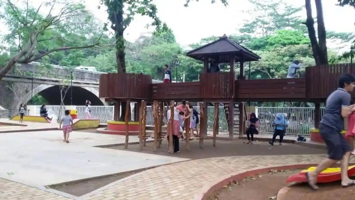 Taman Kaulinan, satu wisata dekat Stasiun Bogor ramah anak yang cocok dikunjungi saat libur sekolah.