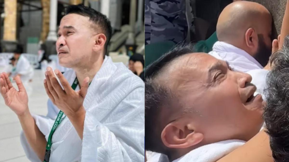 RUBEN ONSU UMRAH - Potret Ruben Onsu (kiri) saat menjalani ibadah umrah. Foto diambil dari Instagram pada Selasa (9/9/2025).