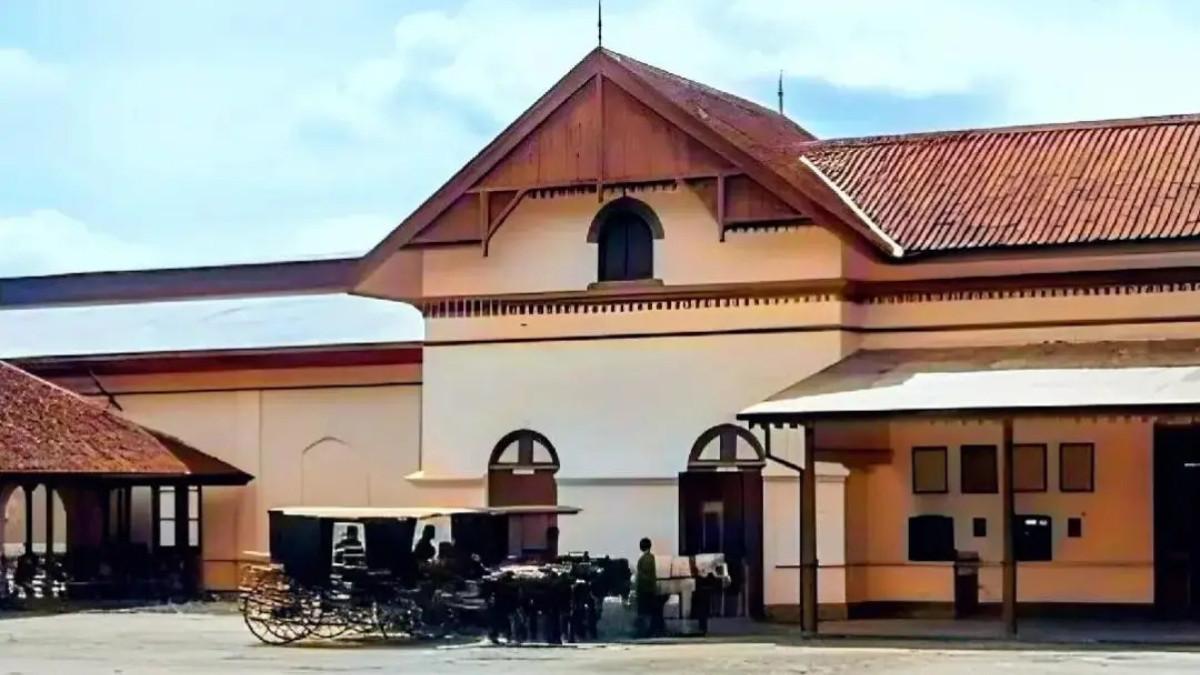 WISATA KLATEN - Potret Stasiun Klaten di masa kolonial Belanda.
