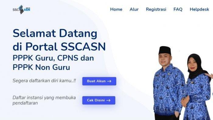 Portal SSCASN di https://sscasn.bkn.go.id.