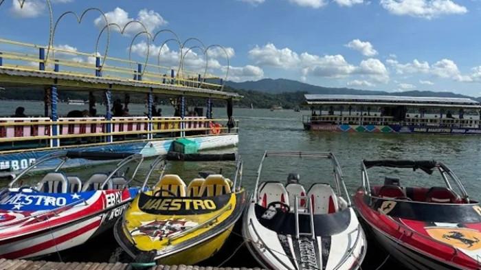 Kawasan Waduk Rowo Jombor, Desa Krakitan, Kecamatan Bayat, Klaten, Senin (3/6/2024).