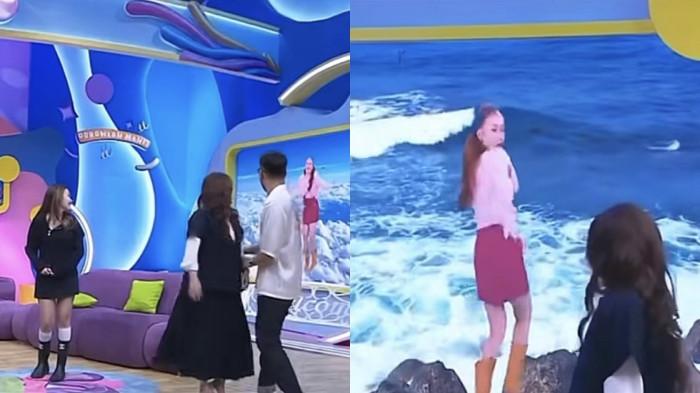 VIDEO KLIP LAWAS - Video klip lawas pedangdut Ayu Ting Ting bernyanyi di atas awan jadi bahan guyonan perhatian Wendi Cagur cs, dicapture Jumat (30/1/2026).