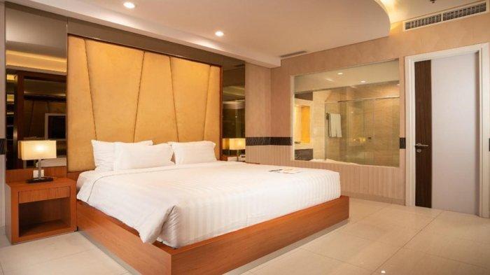 HOTEL DI BOGOR - Salah satu kamar di Le Eminence Hotel Convention & Resort, hotel di Bogor bintang 5 yang menyuguhkan keindahan pegunungan dan sawah.