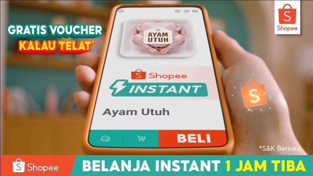 Nikmati layanan Shopee Belanja Instant 1 Jam Tiba!