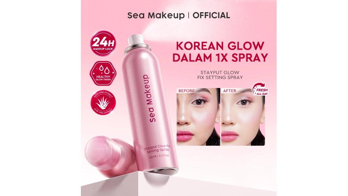 Sea Makeup Stayput Glow Fix Setting Spray