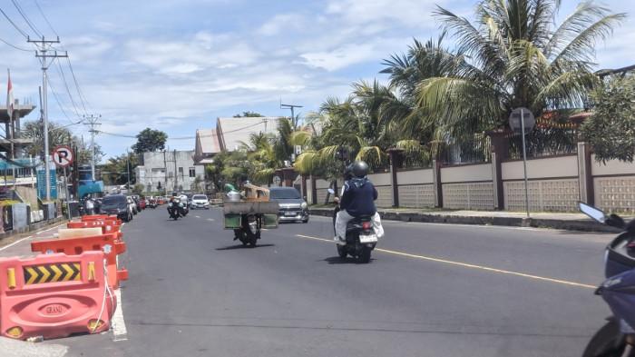 Jalan Ahmad Yani Sario Manado beberapa waktu lalu