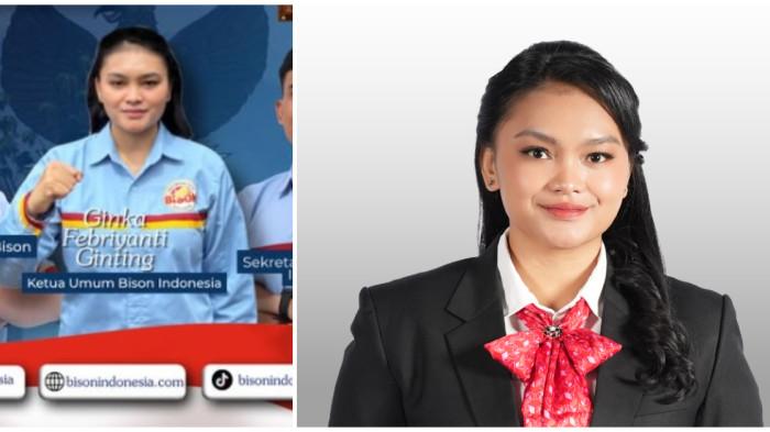 KETUA RELAWAN - Ginka Febriyanti, Komisaris PT Pertamina Retail sekaligus Ketua Umum Bison. Bison adalah kelompok relawan pendukung Prabowo Subianto.