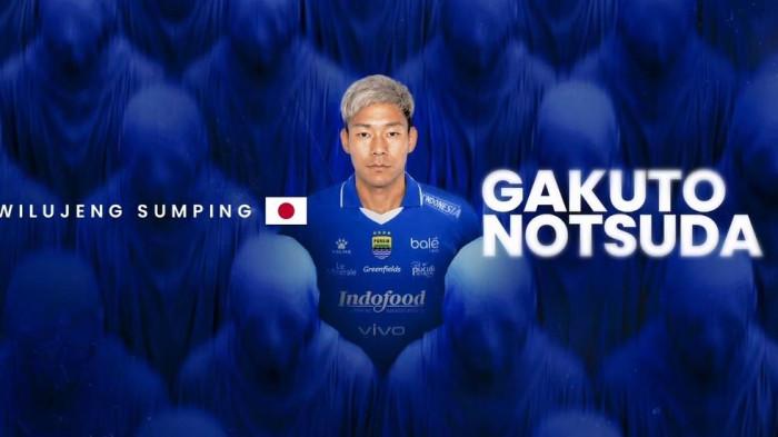 PEMAIN BARU - Gelandang asal Jepang, Gakuto Notsuda resmi digandeng Persib Bandung untuk memperkuat skuad menghadapi kompetisi musim 2026/2027.