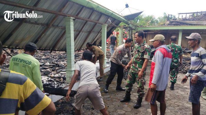 Sebuah rumah milik Warso (72), warga Desa Minggarharjo, Kecamatan Eromoko