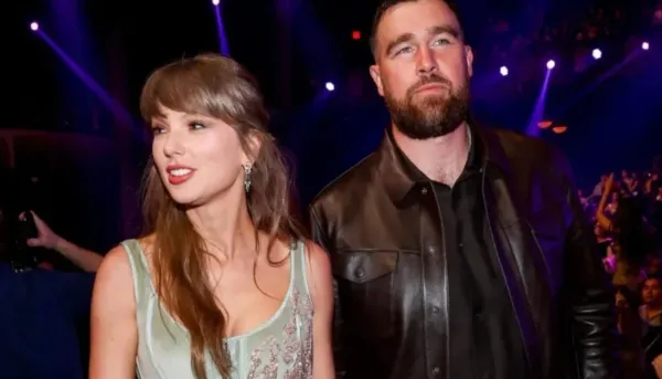 Taylor Swift and Travis Kelce.