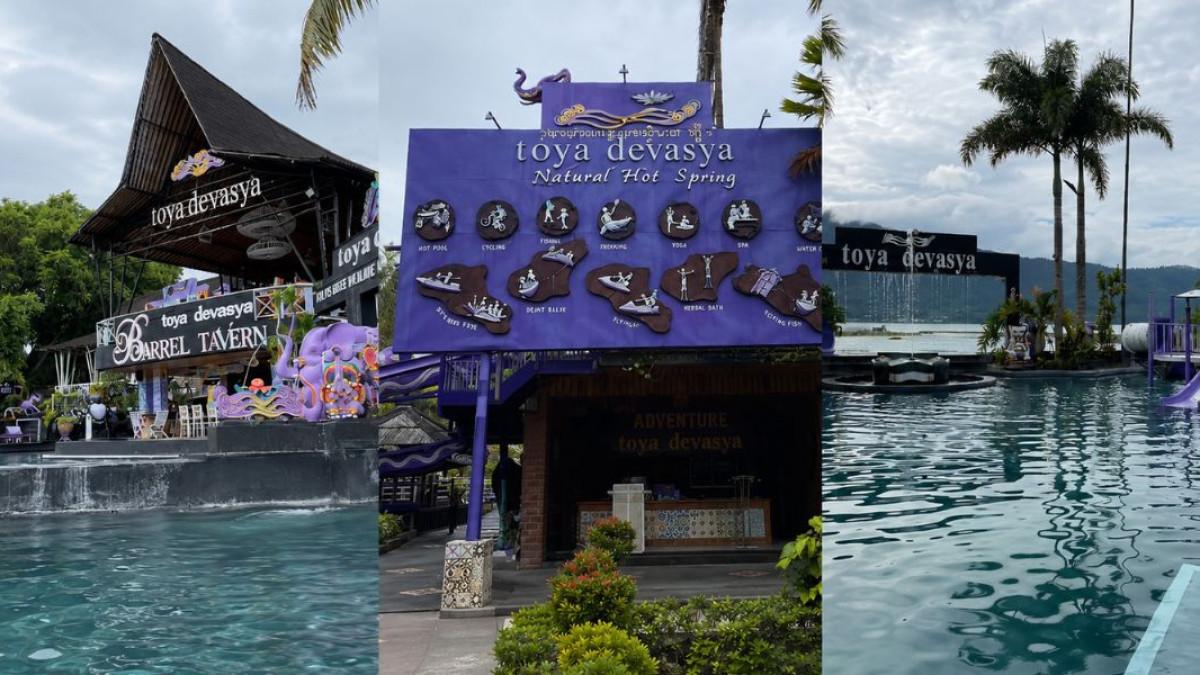 TOYA DEVASYA - liburan sekolah di Bali makin rileks di Toya Devasya. berendam air hangat sambil menikmati panorama Danau Batur yang memanjakan mata.