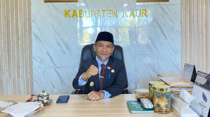 ABDUL HAMID - Wakil Bupati Kaur Abdul Hamid saat diwawancarai wartawan TribunBengkulu.com, Jumat (17/4/2026).