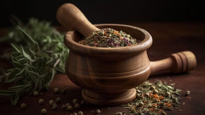 Ilustrasi ramuan minuman herbal