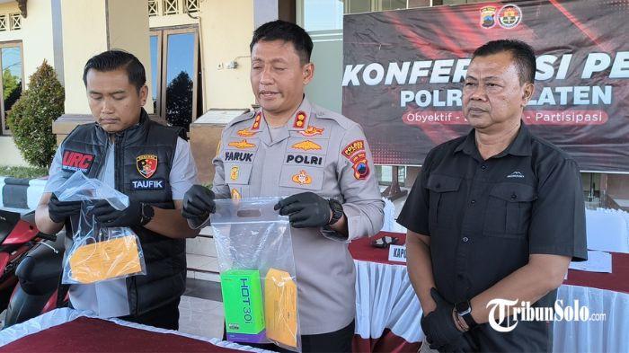 KASUS PENIPUAN - Konferensi pers di Mapolres Klaten, Rabu (8/7/2026).
