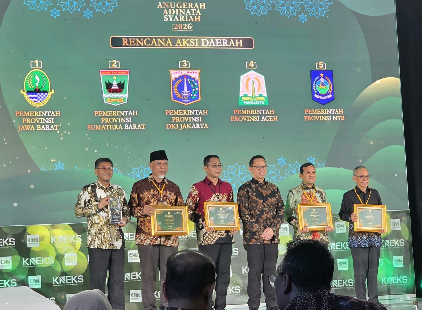 Aceh Raih Penghargaan Nasional Pariwisata Ramah Muslim pada Anugerah Adinata Syariah 2026