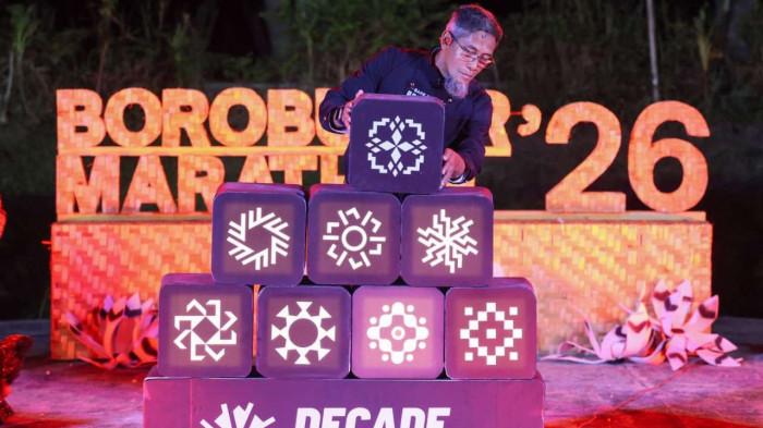 20260709 Sekda Jateng Sumarno menghadiri peluncuran Borobudur Marathon 2026 di Magelang