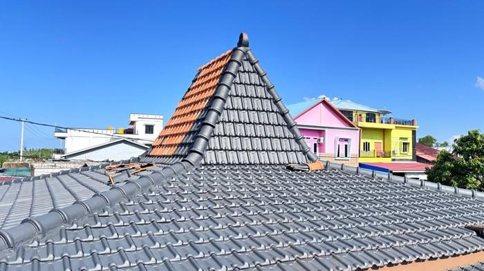 Puting beliung yang menerjang kawasan Jalan Lingkar, Kelurahan Selisun