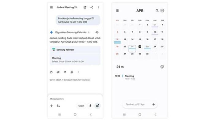 Gemini AI pada Samsung Galaxy A Series membantu pengguna mencari informasi