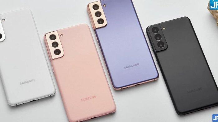 Samsung S21 series dengan varian warnanya.