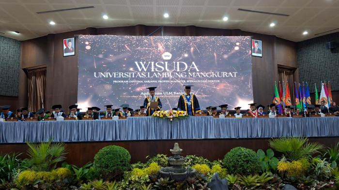 PROSESI wisuda ke-131 Universitas Lambung Mangkurat (ULM) 02