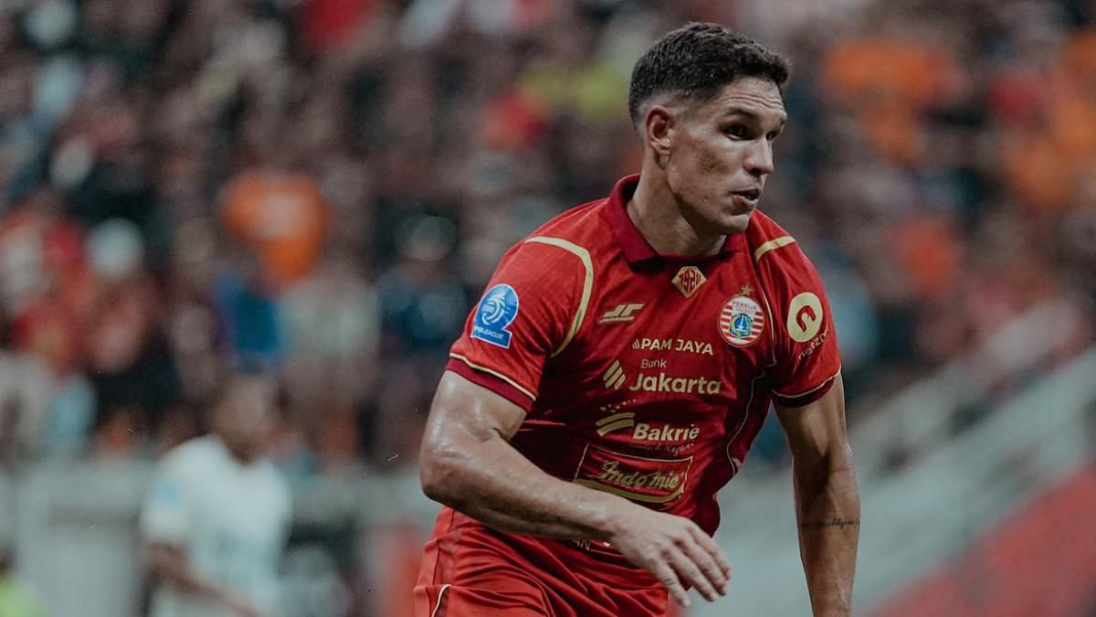 POTRET PEMAIN - Potret Van Basty Sousa yang mengenakan jersey Persija Jakarta pada 25 Mei 2026.